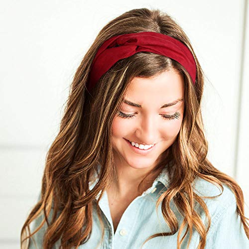 URAQT Diademas para Mujer, Diadema para el Cabello Nudo, Cabeza De Punto Cintas Para La Cabeza Anudadas Nudo Cruzado Bandas para El Pelo, Diademas para Turbante Para El Maquillaje Banda Para Cabello URAQT Diademas para Mujer, Diadema para el Cabello Nudo, Cabeza De Punto Cintas Para La Cabeza Anudadas Nudo Cruzado Bandas para El Pelo, Diademas para Turbante Para El Maquillaje Banda Para Cabello