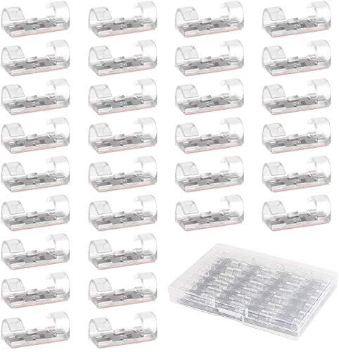 URAQT Grapas de Pared para Cables Eléctricos con Adhesivo, Gestión de Cable Eléctrico, Clips de Cables para Cable de USB, TV, Cargador, Audio, para Cables en Hogar, Oficina y Coche URAQT Grapas de Pared para Cables Eléctricos con Adhesivo, Gestión de Cable Eléctrico, Clips de Cables para Cable de USB, TV, Cargador, Audio, para Cables en Hogar, Oficina y Coche