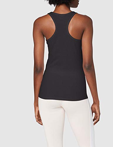 Urban Classics Ladies Jersey Tanktop Camiseta Deportiva de Tirantes, Negro (Black 7), XL para Mujer