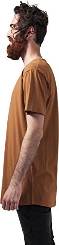 Urban Classics Shaped Long tee Camiseta, toffee, XS para Hombre Urban Classics Shaped Long tee Camiseta, toffee, XS para Hombre