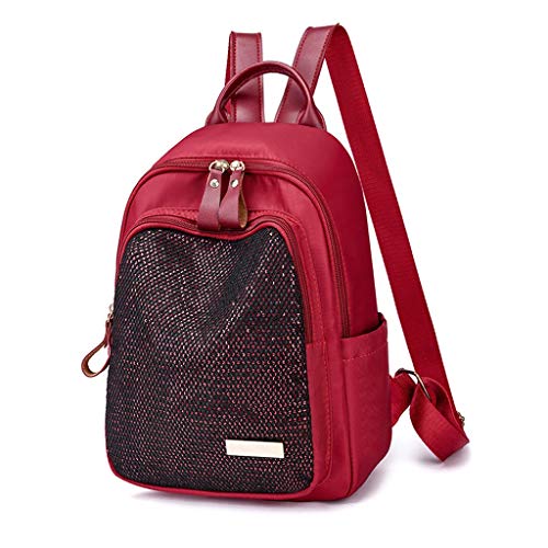 URIBAKY - Mochila Moderna, Simple Y Unisex con Asa En Color Liso Acabado En El Estilo De Una Mochila Escandinava De Malla para JóVenes, Traje para La Escuela Y Viajes URIBAKY - Mochila Moderna, Simple Y Unisex con Asa En Color Liso Acabado En El Estilo De Una Mochila Escandinava De Malla para JóVenes, Traje para La Escuela Y Viajes
