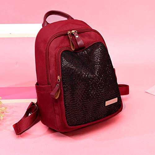 URIBAKY - Mochila Moderna, Simple Y Unisex con Asa En Color Liso Acabado En El Estilo De Una Mochila Escandinava De Malla para JóVenes, Traje para La Escuela Y Viajes URIBAKY - Mochila Moderna, Simple Y Unisex con Asa En Color Liso Acabado En El Estilo De Una Mochila Escandinava De Malla para JóVenes, Traje para La Escuela Y Viajes