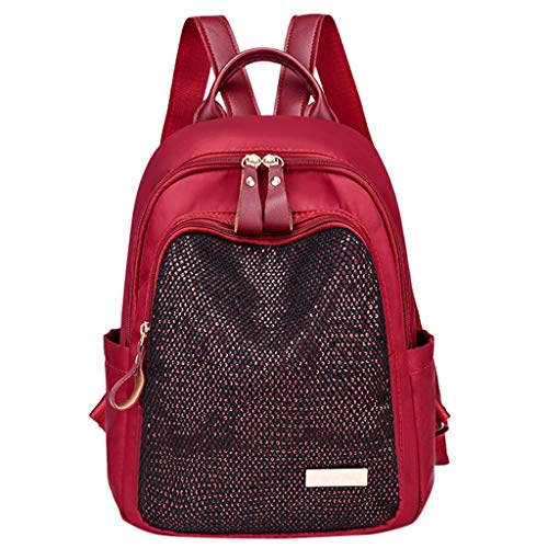 URIBAKY - Mochila Moderna, Simple Y Unisex con Asa En Color Liso Acabado En El Estilo De Una Mochila Escandinava De Malla para JóVenes, Traje para La Escuela Y Viajes URIBAKY - Mochila Moderna, Simple Y Unisex con Asa En Color Liso Acabado En El Estilo De Una Mochila Escandinava De Malla para JóVenes, Traje para La Escuela Y Viajes
