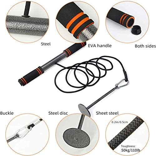 Urisgo Fitness DIY Polea Cable Máquina Sistema de fijación Brazo Bíceps Tríceps Blaster Entrenamiento de Fuerza Manual Equipo de Entrenamiento de Gimnasio en casa