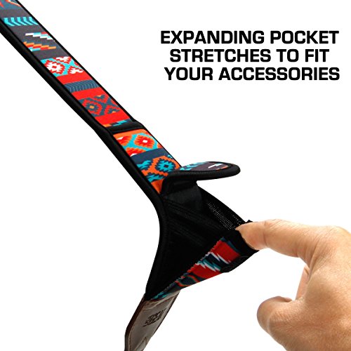 USA Gear TrueSHOT Correa Camara Reflex, Bolsillos para Accesorios y Hebillas de Liberación Rápida - Compatible con Canon, Nikon, Sony, Olympus, Pentax, Fujifilm y más - Diseño con Aztec USA Gear TrueSHOT Correa Camara Reflex, Bolsillos para Accesorios y Hebillas de Liberación Rápida - Compatible con Canon, Nikon, Sony, Olympus, Pentax, Fujifilm y más - Diseño con Aztec