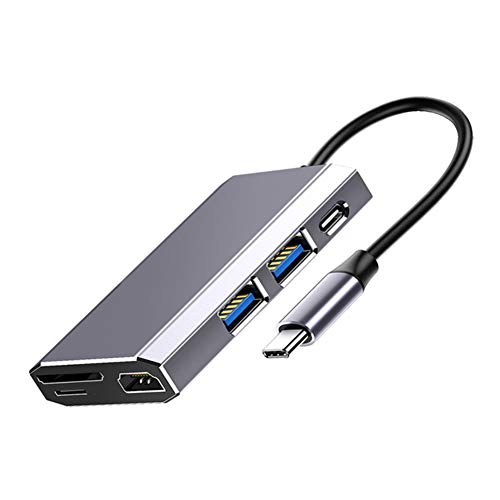 USB Tipo C 3.1 Hub USB 3.0 De Adaptador De Salida del Divisor De Velocidad De Transferencia Rápida TF Lector De Tarjetas SD 8-En-1 6/8 Puertos Hub Cargador 6 En 1,B
