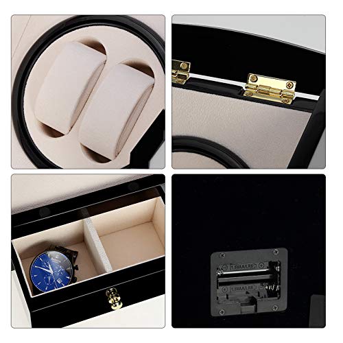 Uten Caja giratoria para Relojes automatico Watch Winder Madera de Reloj de Pulsera Uten Caja giratoria para Relojes automatico Watch Winder Madera de Reloj de Pulsera