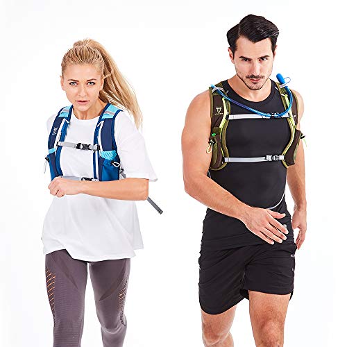 UTOBEST Mochila Hidratacion Trail Running 5L Ligera Chaleco Hidratacion Running Hombre Mujer para Correr Ciclismo