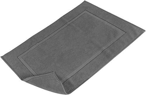 Utopia Towels - 2 Alfombrillas de baño, Alfombra baño - 100% algodón Lavable en la Lavadora (53 x 86 cm, Gris) - Altamente Absorbente Utopia Towels - 2 Alfombrillas de baño, Alfombra baño - 100% algodón Lavable en la Lavadora (53 x 86 cm, Gris) - Altamente Absorbente
