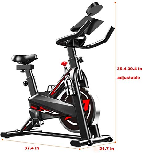 UYZ Bicicleta para Bicicletas de Interior, Bicicletas de Ejercicio Verticales, con Volante accionado por cinturón, Resistencia Infinita, con Asiento de Manillar Ajustable, el Monitor LCD Lee Vel UYZ Bicicleta para Bicicletas de Interior, Bicicletas de Ejercicio Verticales, con Volante accionado por cinturón, Resistencia Infinita, con Asiento de Manillar Ajustable, el Monitor LCD Lee Vel