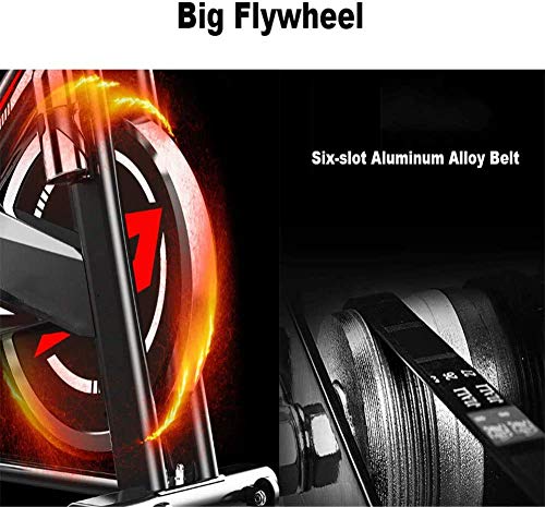 UYZ Bicicleta para Bicicletas de Interior, Bicicletas de Ejercicio Verticales, con Volante accionado por cinturón, Resistencia Infinita, con Asiento de Manillar Ajustable, el Monitor LCD Lee Vel UYZ Bicicleta para Bicicletas de Interior, Bicicletas de Ejercicio Verticales, con Volante accionado por cinturón, Resistencia Infinita, con Asiento de Manillar Ajustable, el Monitor LCD Lee Vel