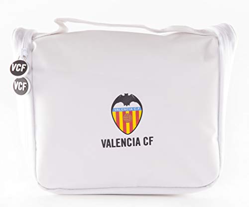 Valencia Club de Fútbol - Pack de Viaje Maleta y Accesorios - Producto Oficial del Equipo Temporada 19/20. Incluye Almohada Cervical, Organizador de Equipaje, Neceser, Antifaz y Etiqueta de Equipaje.