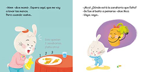 ¿Vamos a cenar? (El conejo Nico. Pequeñas manitas)