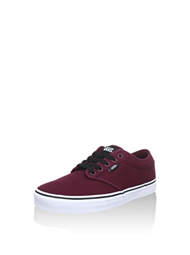 Vans Atwood Canvas, Sneaker Hombre, Rojo (Oxblood/White 8J3), 42 EU