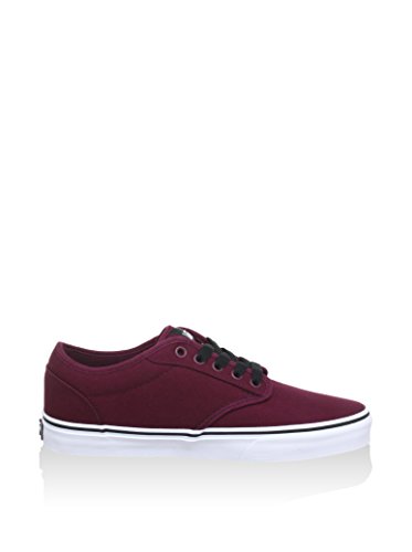 Vans Atwood Canvas, Sneaker Hombre, Rojo (Oxblood/White 8J3), 42 EU