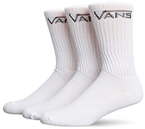 Vans Herren Socken Classic Crew, 3er Pack, Gr. EU 42.5-47, Weiß (White) Vans Herren Socken Classic Crew, 3er Pack, Gr. EU 42.5-47, Weiß (White)