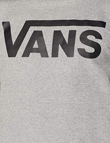 Vans MN Classic Crew II Sudadera, Gris (Cemento Heather-Black Ady), M para Hombre