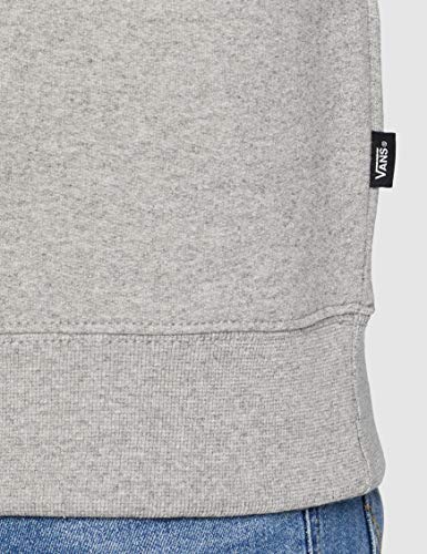 Vans MN Classic Crew II Sudadera, Gris (Cemento Heather-Black Ady), M para Hombre