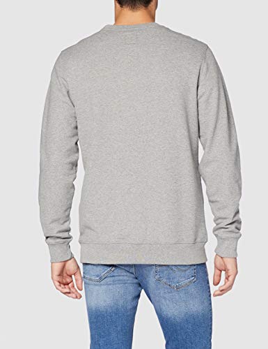 Vans MN Classic Crew II Sudadera, Gris (Cemento Heather-Black Ady), M para Hombre