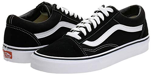 Vans Old Skool, Zapatillas Unisex Adulto, Negro (Black/White), 38.5