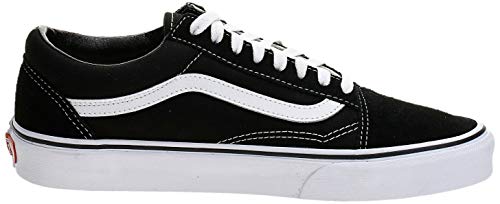 Vans Old Skool, Zapatillas Unisex Adulto, Negro (Black/White), 38.5