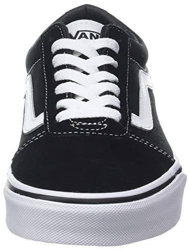 Vans Ward Canvas, Zapatillas Hombre, Negro ((Suede/Canvas) Black/White C4R), 41 EU