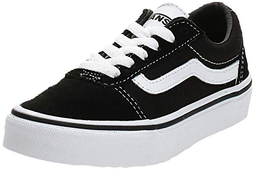 Vans Ward Suede/Canvas Zapatillas, Unisex Niños, Black/White Iju, 37 EU