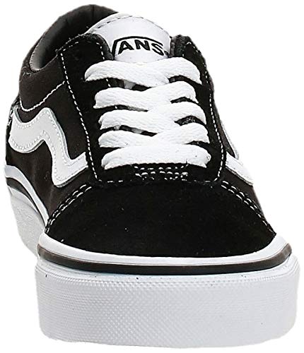 Vans Ward Suede/Canvas Zapatillas, Unisex Niños, Black/White Iju, 38 EU