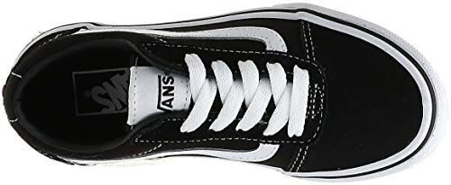 Vans Ward Suede/Canvas Zapatillas, Unisex Niños, Black/White Iju, 38.5 EU Vans Ward Suede/Canvas Zapatillas, Unisex Niños, Black/White Iju, 38.5 EU