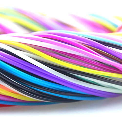 Vascinate 200 PCS hilo Plastico, Cuerda, Cordón Plástico, Bastelset para para la Pulsera DIY, Joyería, 20 Colores Vascinate 200 PCS hilo Plastico, Cuerda, Cordón Plástico, Bastelset para para la Pulsera DIY, Joyería, 20 Colores