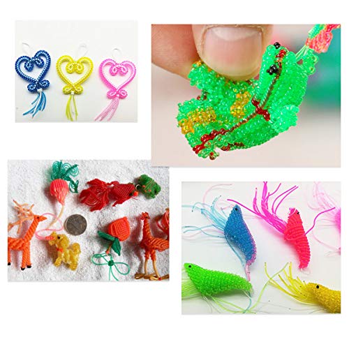 Vascinate 200 PCS hilo Plastico, Cuerda, Cordón Plástico, Bastelset para para la Pulsera DIY, Joyería, 20 Colores Vascinate 200 PCS hilo Plastico, Cuerda, Cordón Plástico, Bastelset para para la Pulsera DIY, Joyería, 20 Colores