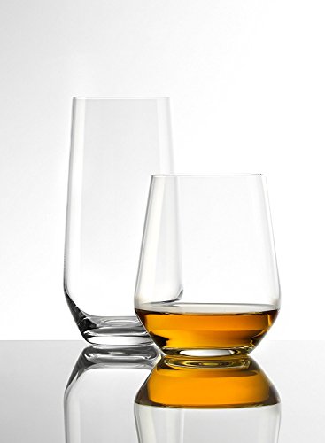 Vaso para whisky o agua Revolution de Stölzle Lausitz, de 370 ml, juego de 6, aptos para lavavajillas