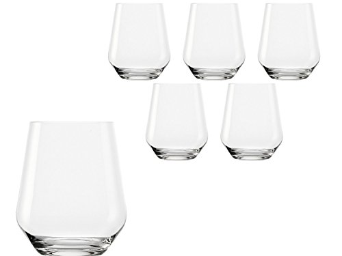 Vaso para whisky o agua Revolution de Stölzle Lausitz, de 370 ml, juego de 6, aptos para lavavajillas Vaso para whisky o agua Revolution de Stölzle Lausitz, de 370 ml, juego de 6, aptos para lavavajillas