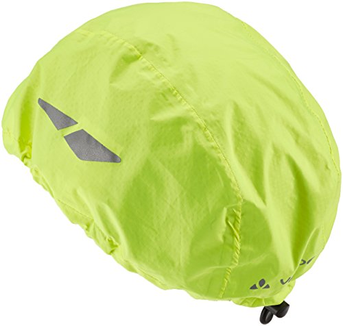 VAUDE Helmet Raincover - Funda Impermeable para Cascos de Ciclismo, Color Amarillo Neón, Talla Única VAUDE Helmet Raincover - Funda Impermeable para Cascos de Ciclismo, Color Amarillo Neón, Talla Única