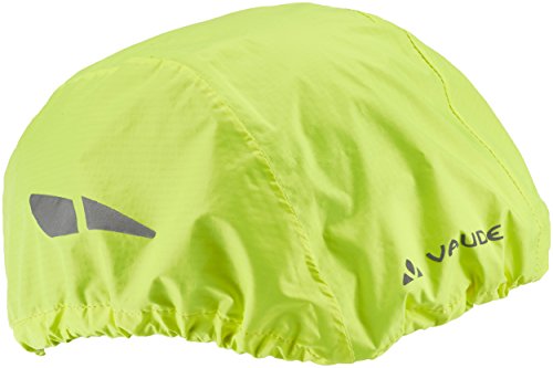 VAUDE Helmet Raincover - Funda Impermeable para Cascos de Ciclismo, Color Amarillo Neón, Talla Única