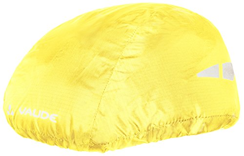 VAUDE Helmet Raincover - Funda Impermeable para Cascos de Ciclismo, Color Amarillo Neón, Talla Única VAUDE Helmet Raincover - Funda Impermeable para Cascos de Ciclismo, Color Amarillo Neón, Talla Única