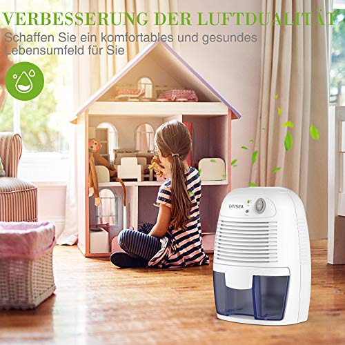 VAVSEA Deshumidificador Eléctrico,Deshumidificadores Compacto y portátil,500 ml, Protege Frente a la Humedad,la Suciedad y el Moho en casa, en la Cocina, en dormitorios, caravanas, oficinas y garajes VAVSEA Deshumidificador Eléctrico,Deshumidificadores Compacto y portátil,500 ml, Protege Frente a la Humedad,la Suciedad y el Moho en casa, en la Cocina, en dormitorios, caravanas, oficinas y garajes
