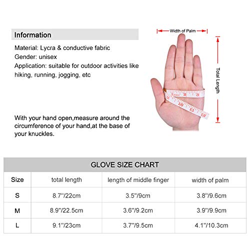 VBIGER Guante de Otoño Invierno Bicicleta Correr al Aire Libre Guantes Calientes con Reflectante,Unisex VBIGER Guante de Otoño Invierno Bicicleta Correr al Aire Libre Guantes Calientes con Reflectante,Unisex