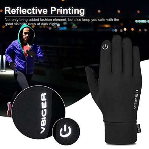 VBIGER Guante de Otoño Invierno Bicicleta Correr al Aire Libre Guantes Calientes con Reflectante,Unisex VBIGER Guante de Otoño Invierno Bicicleta Correr al Aire Libre Guantes Calientes con Reflectante,Unisex