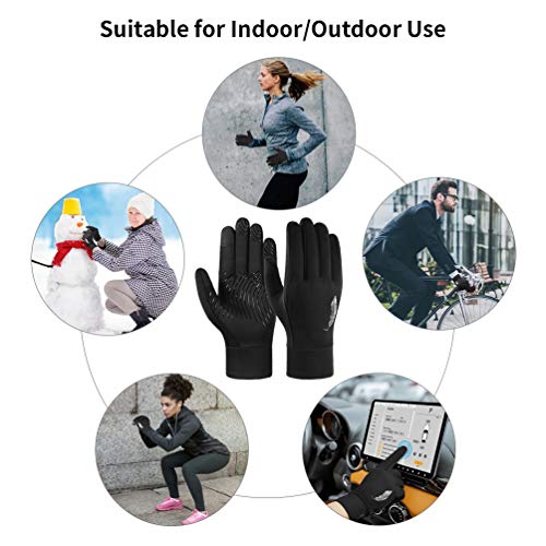 VBIGER Guantes de Invierno Guantes de Correr Ciclismo Antideslizantes Guantes Deportivos para Hombres y Mujeres, S VBIGER Guantes de Invierno Guantes de Correr Ciclismo Antideslizantes Guantes Deportivos para Hombres y Mujeres, S