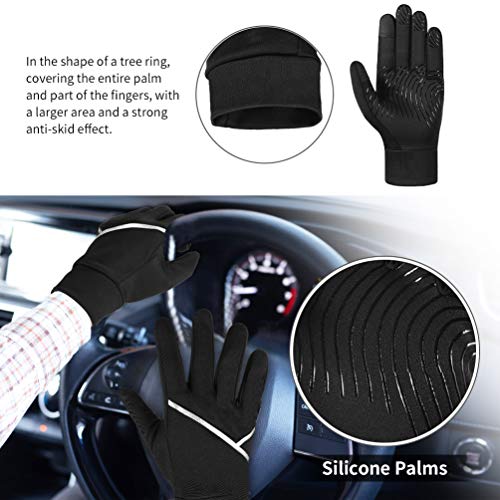 VBIGER Guantes Invierno Hombre Mujeres Anti-Deslizantes Táctil Antideslizantes con Pantalla táctil de Correr Ciclismo Moto Deportivos. (L) VBIGER Guantes Invierno Hombre Mujeres Anti-Deslizantes Táctil Antideslizantes con Pantalla táctil de Correr Ciclismo Moto Deportivos. (L)
