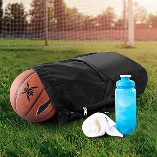 VBIGER Mochila Cuerdas Hombres Mujer Mochila Saco Tela Negro para Deporte Gimnasio Yoga Nadar Playa (negro) VBIGER Mochila Cuerdas Hombres Mujer Mochila Saco Tela Negro para Deporte Gimnasio Yoga Nadar Playa (negro)