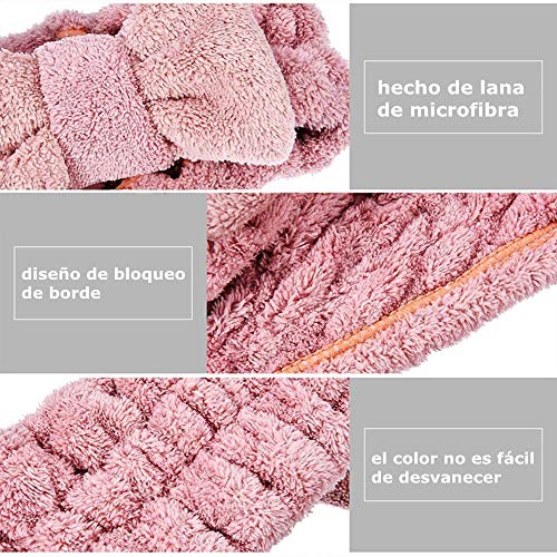 VEGCOO 3 Piezas Diadema de Maquillaje para Mujer, Banda para el Cabello para Lavado de Cara, Maquillaje, Ducha, Spa, Masaje (A)