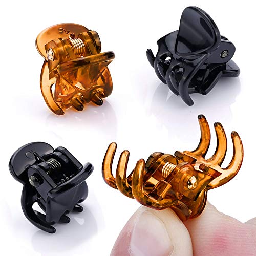 VEGCOO 60 Piezas Mini Clips de Pelo, Horquillas Plásticas Garras de Pelo Accesorios de Cabello para Mujeres Niñas VEGCOO 60 Piezas Mini Clips de Pelo, Horquillas Plásticas Garras de Pelo Accesorios de Cabello para Mujeres Niñas