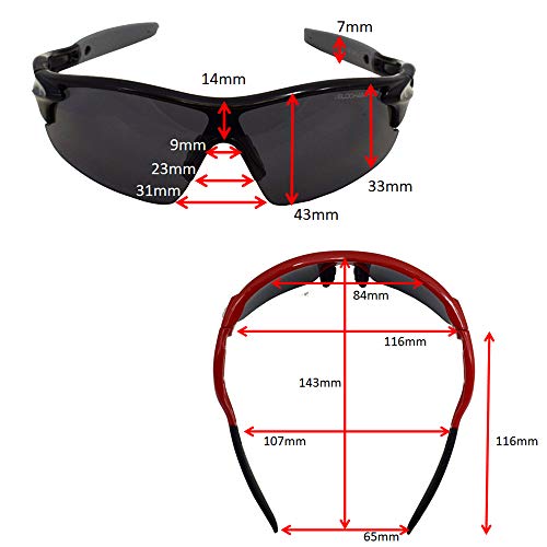 VeloChampion Kids Unisex Verano niño niña Junior Deportes Warp Ciclismo Moda Gafas de Sol Frescas Tonos UV400 UVA UVB Categoría 3 protección (White) VeloChampion Kids Unisex Verano niño niña Junior Deportes Warp Ciclismo Moda Gafas de Sol Frescas Tonos UV400 UVA UVB Categoría 3 protección (White)