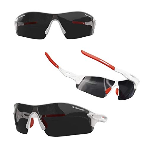 VeloChampion Kids Unisex Verano niño niña Junior Deportes Warp Ciclismo Moda Gafas de Sol Frescas Tonos UV400 UVA UVB Categoría 3 protección (White) VeloChampion Kids Unisex Verano niño niña Junior Deportes Warp Ciclismo Moda Gafas de Sol Frescas Tonos UV400 UVA UVB Categoría 3 protección (White)