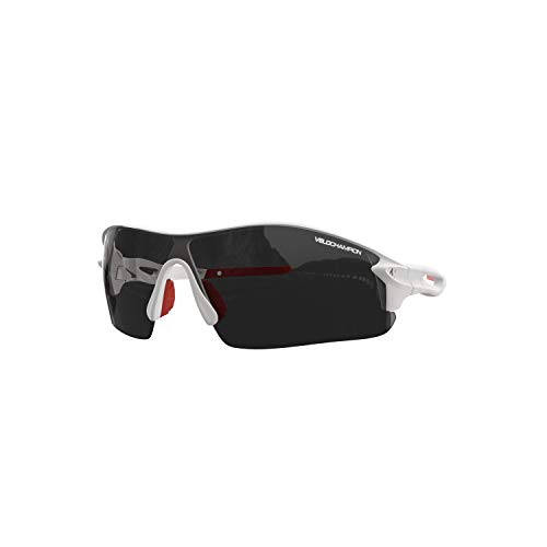 VeloChampion Kids Unisex Verano niño niña Junior Deportes Warp Ciclismo Moda Gafas de Sol Frescas Tonos UV400 UVA UVB Categoría 3 protección (White) VeloChampion Kids Unisex Verano niño niña Junior Deportes Warp Ciclismo Moda Gafas de Sol Frescas Tonos UV400 UVA UVB Categoría 3 protección (White)