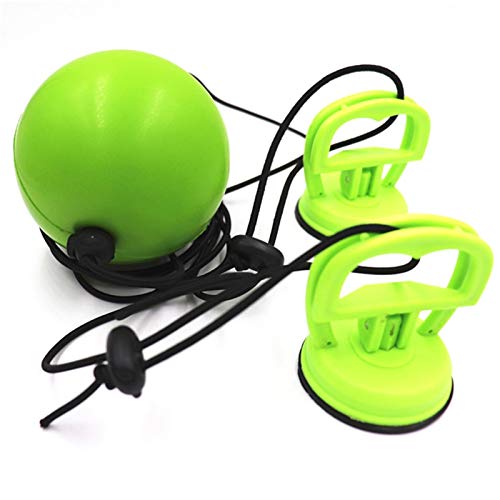 Velocidad □□ Bola, Bola reflexiva de Boxeo, Ventosa Ajustable, Bola tailandesa de Lucha a Mano, Entrenamiento de reacción de Ojos Adultos, Golpe de Golpe (Size : 1pcs)