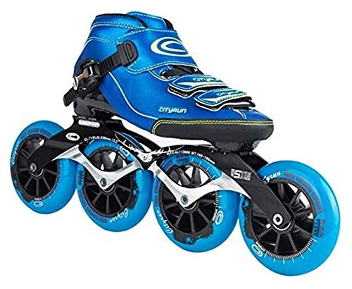 Velocidad en línea Patines para Adultos Patines de Rodillos de Velocidad Profesional de Alto Rendimiento Patines de Carreras para Principiantes Patines Unisex Zapatos Patines