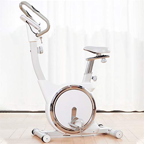 Vélos elliptiques Bicicleta De Ejercicio Aeróbica Silenciosa con Control Magnético Bicicleta para Adelgazar Bicicleta Giratoria Bicicleta Estática (Color : Blanco, Size : 96 * 50 * 128cm)